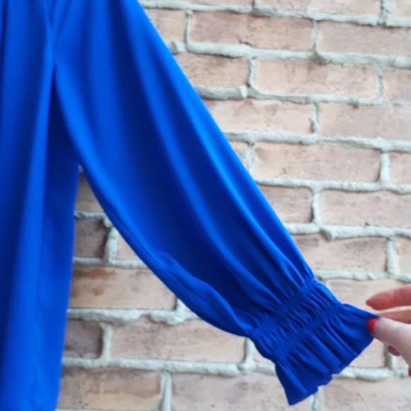 BR Pleated Raglan Blouse - Picture 3 of 8